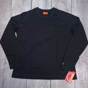Kombi Mens Baselayer Shirt Size XXL Black Body 2 Merino Blend Long Sleeve Top